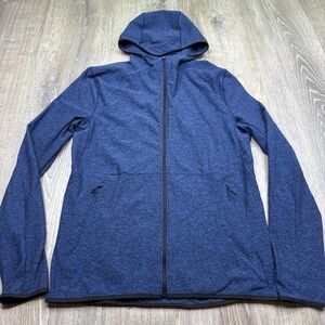Lululemon Surge Warm Hoodie Mens Medium Full Zip Jacket Run Active Blue M4669S
